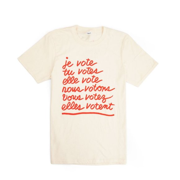 Clare V Tops - Clare V. x When We All Vote Tee